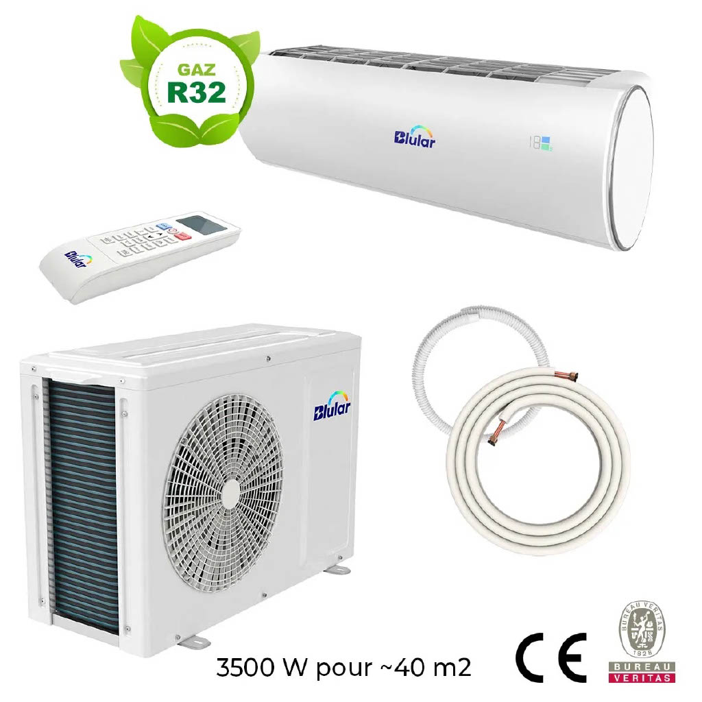 CLIMATISEUR SOLAIRE HYBRIDE 3,5 KW SEUL.