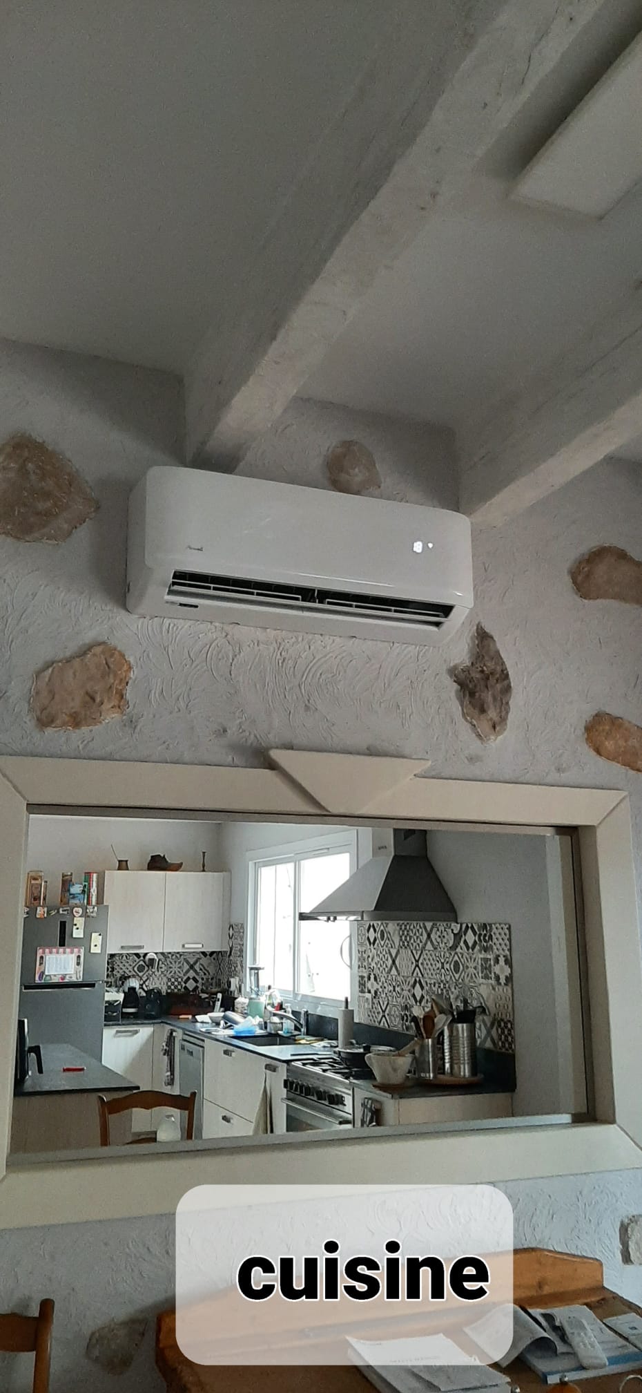 Pose de 4 multisplits et 9 unit�s int�rieures AIRWELL.