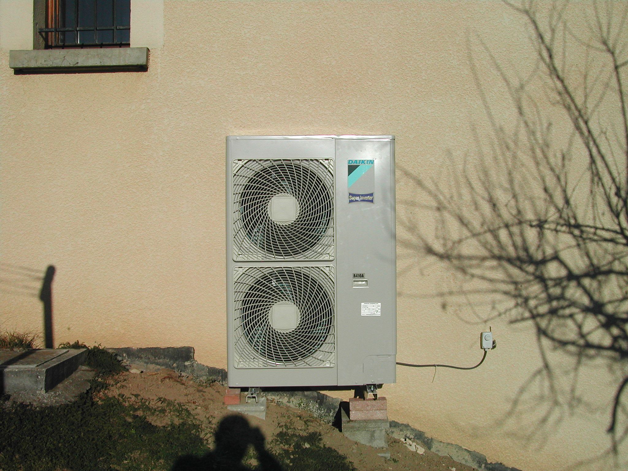 Pose d'une Pac air-eau Ajtech/Daikin